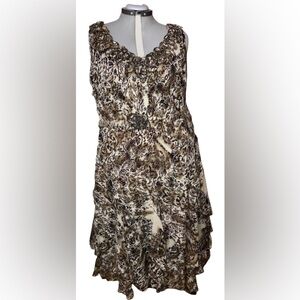 Dressbarn flowy dress, plus sz 18